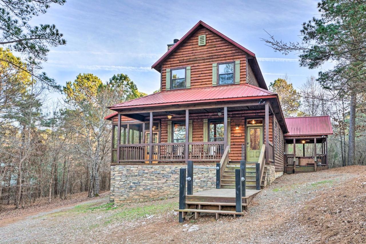 Broken Bow Cabin With Deck, Hot Tub And Fire Pit! 외부 사진